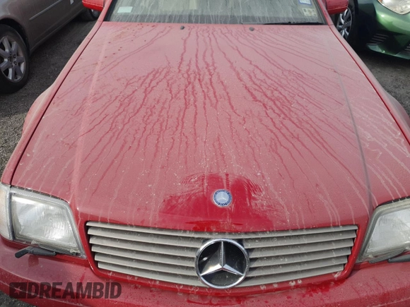 1997 Mercedes-Benz SL 500 with VIN WDBFA63F1VF144556, listed as a Copart auction lot 74490744 with Not provided miles and Salvage title. Bid and sale history available at DreamBid. Image 11.