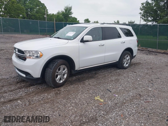 2013 Dodge Durango Crew with VIN 1C4RDJDGXDC693933, listed as a IAAI auction lot 42201796 with 169,051 mi miles and . Bid and sale history available at DreamBid. Image 2.
