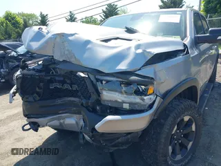 2019 Ram 1500 Rebel with VIN 1C6SRFLT8KN797618, listed as a IAAI auction lot 42556663 with 92,606 mi miles and . Bid and sale history available at DreamBid. Image 6.