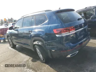 2021 Volkswagen Atlas S z VIN 1V2AP2CA8MC507778, wystawiony jako Copart lot #72031784 z przebiegiem 62 729 mil mil oraz Czysty tytuł • Clean title. Historia ofert i sprzedaży dostępna na DreamBid. Obrazek 2.