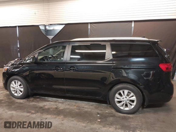 2016 Kia Sedona LX with VIN KNDMB5C10G6196316, listed as a IAAI auction lot 41766504 with 109,785 mi miles. Bid and sale history available at carsss.com. Image 14.