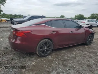 2016 Nissan Maxima SV with VIN 1N4AA6AP8GC432995, listed as a Copart auction lot 58431485 with 128,386 mi miles and Salvage title. Bid and sale history available at DreamBid. Image 3.