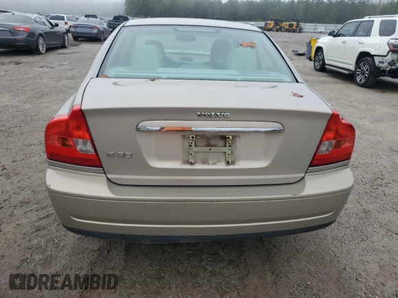 2005 Volvo S80 with VIN YV1TS592551403895, listed as a Copart auction lot 79844514 with 150,592 mi miles and Salvage Title. Bid and sale history available at carsss.com. Image 6.