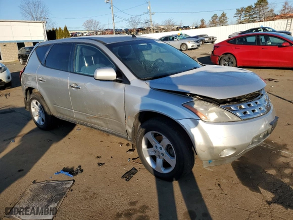 2004 Nissan Murano SL with VIN JN8AZ08W34W338003, listed as a Copart auction lot 88219755 with 235,760 mi miles and Salvage Title. Bid and sale history available at carsss.com. Image 4.