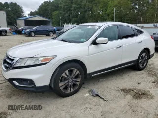 2013 Honda Crosstour EX-L with VIN 5J6TF2H57DL003340, listed as a Copart auction lot 71966094 with 161,396 mi miles and Salvage Title. Bid and sale history available at carsss.com. Image 1.