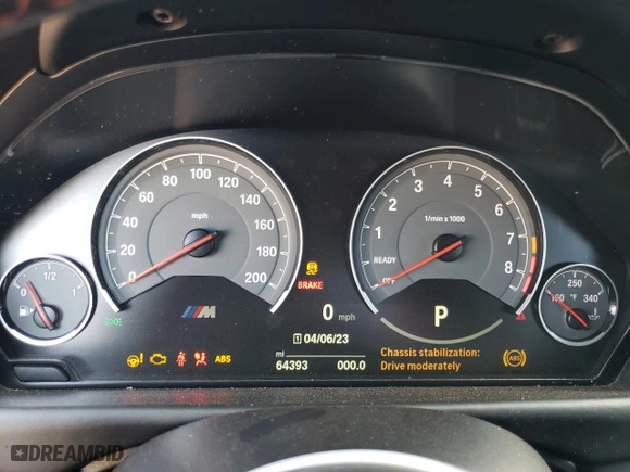 2017 BMW M3 with VIN WBS8M9C51H5G83520, listed as a Copart auction lot 48007903 with 64,393 mi miles. Bid and sale history available at carsss.com. Image 9.
