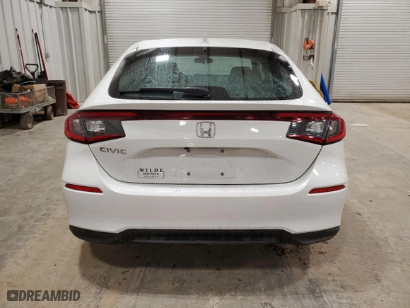 2022 Honda Civic Hatchback EX-L with VIN 19XFL1H75NE016301, listed as a Copart auction lot 46705625 with NaN miles and Salvage Title. Bid and sale history available at carsss.com. Image 6.