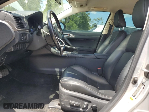 2016 Lexus CT 200h with VIN JTHKD5BH0G2272994, listed as a Copart auction lot 55482345 with 124,615 mi miles and Salvage title. Bid and sale history available at DreamBid. Image 7.