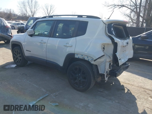 2017 Jeep Renegade Latitude with VIN ZACCJBBB9HPG56028, listed as a IAAI auction lot 41780912 with 55,482 mi miles. Bid and sale history available at carsss.com. Image 3.