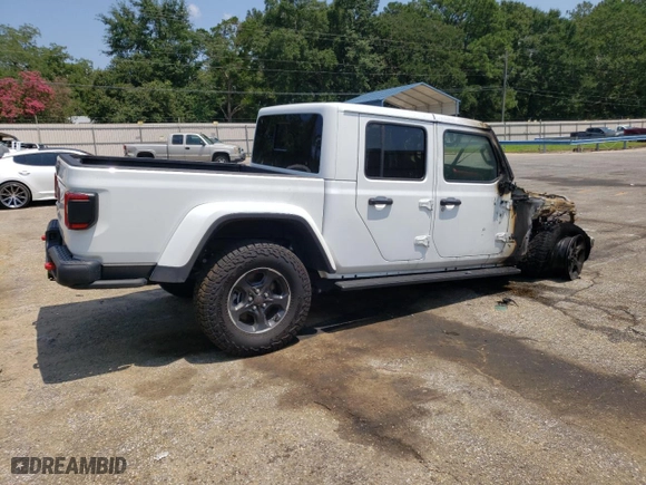 2022 Jeep Gladiator Rubicon with VIN 1C6JJTBG8NL172173, listed as a Copart auction lot 61573903 with 0 mi miles and Non Repairable. Bid and sale history available at carsss.com. Image 3.