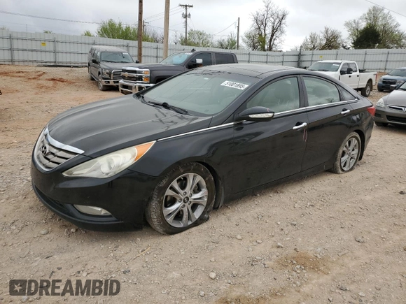 2012 Hyundai Sonata Limited with VIN 5NPEC4AC8CH437152, listed as a Copart auction lot 51001895 with 120,322 mi miles and Salvage Title. Bid and sale history available at carsss.com. Image 1.