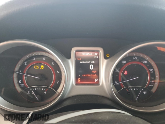 2014 Dodge Journey SXT with VIN 3C4PDCBG6ET191755, listed as a Copart auction lot 50652725 with 120,847 mi miles and Clean Title. Bid and sale history available at DreamBid. Image 9.