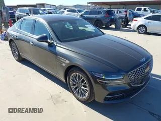 2023 Genesis G80 2.5T z VIN KMTGB4SC9PU197004, wystawiony jako IAAI lot #40910569 z przebiegiem 35 470 mil mil oraz . Historia ofert i sprzedaży dostępna na DreamBid. Obrazek 1.
