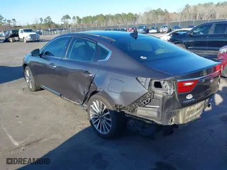 2017 Kia Cadenza Premium with VIN KNALC4J12H5039445, listed as a IAAI auction lot 41586814 with 92,816 mi miles. Bid and sale history available at carsss.com. Image 3.