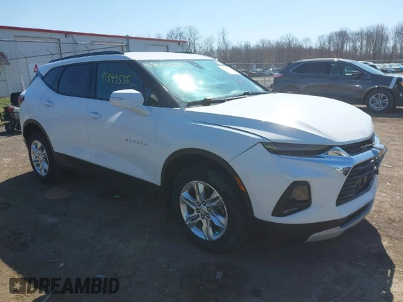 2022 Chevrolet Blazer LT with VIN 3GNKBHR43NS219954, listed as a IAAI auction lot 41849556 with 57,836 mi miles and . Bid and sale history available at DreamBid. Image 1.