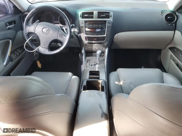 2007 Lexus IS 250 with VIN JTHBK262275049297, listed as a Copart auction lot 50427675 with 88,257 mi miles and Salvage Title. Bid and sale history available at carsss.com. Image 8.