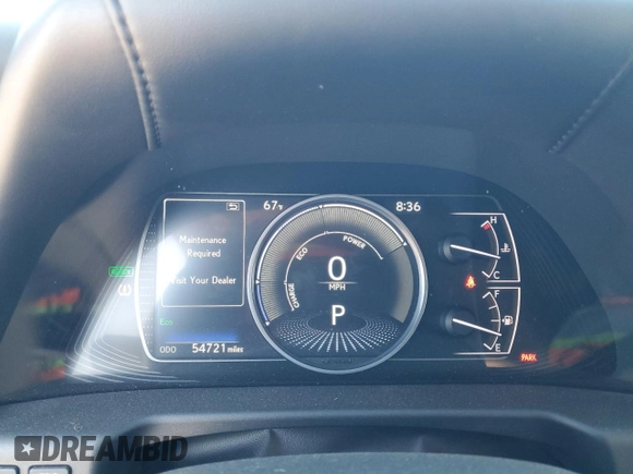 2021 Lexus ES with VIN 58ACA1C14MU005032, listed as a Copart auction lot 77665924 with 54,721 mi miles and Salvage Title. Bid and sale history available at carsss.com. Image 9.