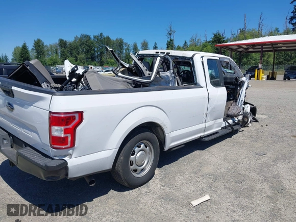 2019 Ford F-150 XL z VIN 1FTEX1CP9KKD06220, wystawiony jako IAAI lot #42606017 z przebiegiem Nie podano mil oraz . Historia ofert i sprzedaży dostępna na DreamBid. Obrazek 4.