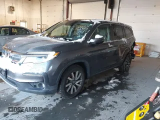 2021 Honda Pilot EX-L with VIN 5FNYF6H56MB037761, listed as a IAAI auction lot 41154468 with 61,159 mi miles. Bid and sale history available at carsss.com. Image 17.
