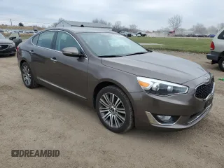 2014 Kia Cadenza Premium with VIN KNALN4D73E5167442, listed as a Copart auction lot 83373814 with 66,552 mi miles and Salvage Title. Bid and sale history available at carsss.com. Image 4.