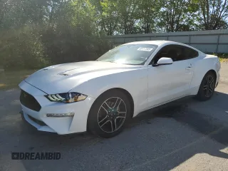 2020 Ford Mustang EcoBoost z VIN 1FA6P8TH6L5188493, wystawiony jako Copart lot #60117345 z przebiegiem 38 262 mil mil oraz Szkoda całkowita • Salvage title. Historia ofert i sprzedaży dostępna na DreamBid. Obrazek 1.