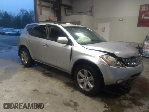 2006 Nissan Murano S z VIN JN8AZ08T66W406626, wystawiony jako IAAI lot #41188958 z przebiegiem Nie podano mil oraz . Historia ofert i sprzedaży dostępna na DreamBid. Obrazek 1.