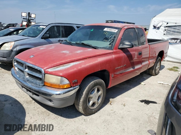 1997 Dodge Dakota with VIN 1B7GL23X0VS134478, listed as a Copart auction lot 75160314 with 119,282 mi miles and Non Repairable. Bid and sale history available at carsss.com. Image 1.
