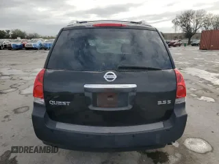 2007 Nissan Quest S with VIN 5N1BV28U47N137805, listed as a Copart auction lot 45397965 with 221,095 mi miles and Salvage Title. Bid and sale history available at carsss.com. Image 6.