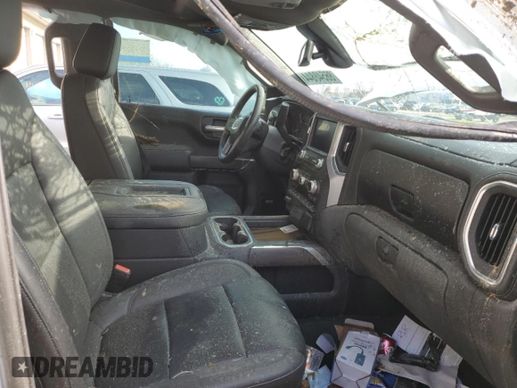 2021 GMC Sierra 1500 SLT z VIN 3GTU9DED6MG221615, wystawiony jako Copart lot #86548844 z przebiegiem Nie podano mil oraz Szkoda całkowita • Salvage title. Historia ofert i sprzedaży dostępna na DreamBid. Obrazek 7.