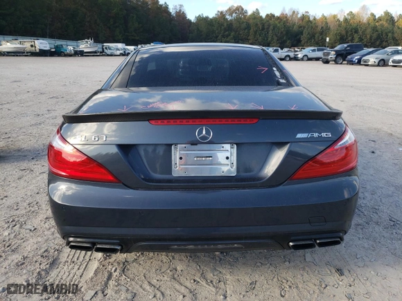 2013 Mercedes-Benz SL-Class SL 63 AMG with VIN WDDJK7EAXDF013016, listed as a Copart auction lot 78980384 with 79,017 mi miles and Salvage Title. Bid and sale history available at carsss.com. Image 6.