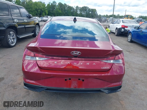 2023 Hyundai Elantra Limited z VIN KMHLP4AG6PU620166, wystawiony jako IAAI lot #42321119 z przebiegiem 32 520 mil mil oraz . Historia ofert i sprzedaży dostępna na DreamBid. Obrazek 17.