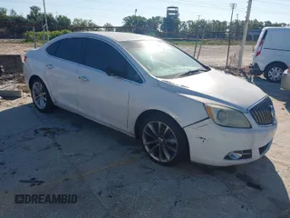 2012 Buick Verano with VIN 1G4PP5SK4C4165371, listed as a IAAI auction lot 41773706 with 157,641 mi miles. Bid and sale history available at carsss.com. Image 1.