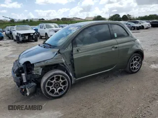 2018 FIAT 500 Pop with VIN 3C3CFFKH8JT503446, listed as a Copart auction lot 49718335 with 97,662 mi miles and Salvage Title. Bid and sale history available at carsss.com. Image 1.