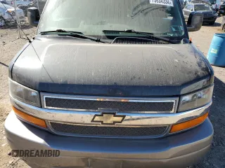 2017 Chevrolet Express Cargo with VIN 1GCWGAFG1H1107676, listed as a Copart auction lot 73634334 with 107,314 mi miles and Salvage title. Bid and sale history available at DreamBid. Image 12.