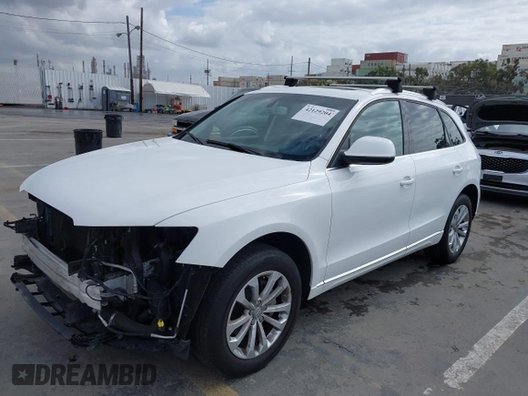 2013 Audi Q5 Premium with VIN WA1CFAFP8DA083693, listed as a IAAI auction lot 42129204 with 120,884 mi miles. Bid and sale history available at carsss.com. Image 2.