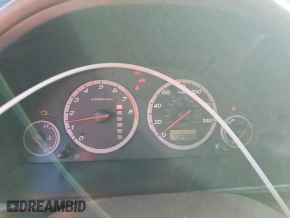 2002 Honda CR-V LX with VIN JHLRD68532C014509, listed as a Copart auction lot 86043944 with 202,988 mi miles and Salvage Title. Bid and sale history available at DreamBid. Image 9.