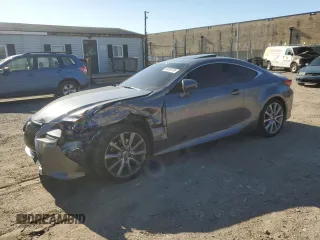 2016 Lexus RC 300 F Sport with VIN JTHSM5BC1G5000439, listed as a Copart auction lot 50539755 with 36,401 mi miles and Salvage Title. Bid and sale history available at carsss.com. Image 1.