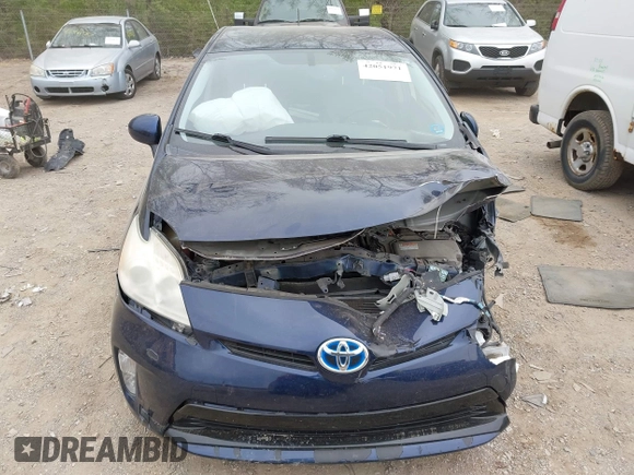 2012 Toyota Prius One with VIN JTDKN3DU0C1525647, listed as a IAAI auction lot 42051971 with 134,330 mi miles and . Bid and sale history available at DreamBid. Image 11.