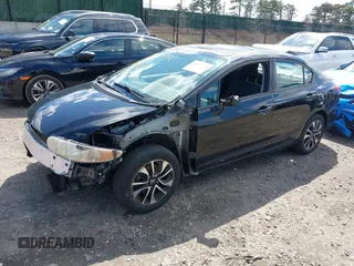 2015 Honda Civic EX with VIN 19XFB2F80FE244423, listed as a IAAI auction lot 41963292 with 65,837 mi miles and . Bid and sale history available at DreamBid. Image 2.