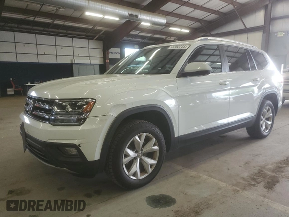 2018 Volkswagen Atlas SE with VIN 1V2KR2CA3JC564500, listed as a Copart auction lot 56352755 with 286,005 mi miles and Clean title. Bid and sale history available at DreamBid. Image 1.