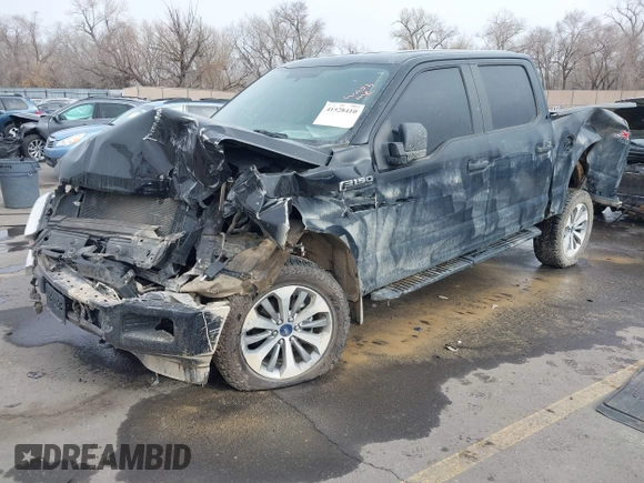 2018 Ford F-150 XL with VIN 1FTEW1EP6JKF10214, listed as a IAAI auction lot 41528410 with 52,244 mi miles and . Bid and sale history available at carsss.com. Image 17.