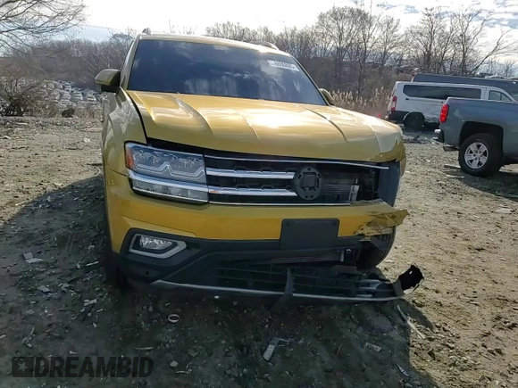 2018 Volkswagen Atlas 3.6L V6 SEL with VIN 1V2MR2CA0JC532919, listed as a Copart auction lot 46690885 with 90,197 mi miles and Salvage Title. Bid and sale history available at carsss.com. Image 12.