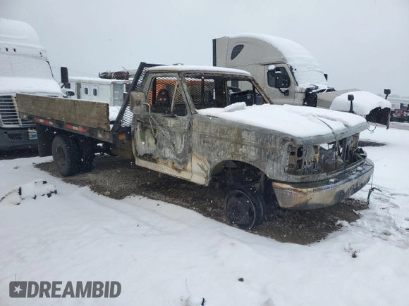1997 Ford F-350 with VIN 3FELF47G6VMA63508, listed as a Copart auction lot 88094775 with Not provided miles and Salvage title. Bid and sale history available at DreamBid. Image 4.