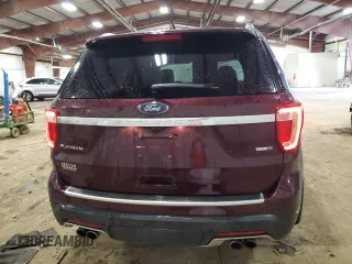 2018 Ford Explorer Platinum with VIN 1FM5K8HT7JGC04800, listed as a Copart auction lot 50972465 with 91,942 mi miles and Clean Title. Bid and sale history available at carsss.com. Image 6.
