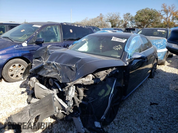 2018 Audi S4 Premium Plus with VIN WAUB4AF40JA043985, listed as a Copart auction lot 62754744 with 0 mi miles and Salvage Title. Bid and sale history available at carsss.com. Image 1.