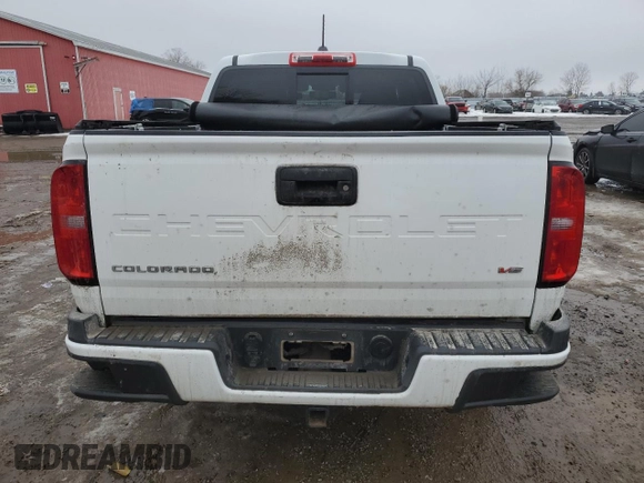2022 Chevrolet Colorado 4WD LT with VIN 1GCGTCEN7N1263700, listed as a Copart auction lot 47091605 with 157,832 mi miles and Salvage Title. Bid and sale history available at carsss.com. Image 6.