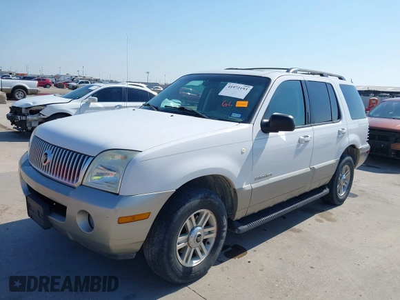 2002 Mercury Mountaineer with VIN 4M2DU86W02UJ21875, listed as a IAAI auction lot 41972193 with 154,699 mi miles and . Bid and sale history available at DreamBid. Image 19.