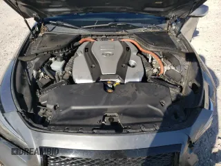 2014 Infiniti Q50 Hybrid Sport with VIN JN1AV7AP8EM692053, listed as a Copart auction lot 48013455 with 81,396 mi miles and Salvage Title. Bid and sale history available at carsss.com. Image 11.