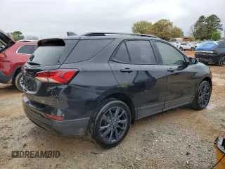 2024 Chevrolet Equinox RS with VIN 3GNAXMEG9RL195486, listed as a Copart auction lot 51311165 with 25,435 mi miles and Salvage Title. Bid and sale history available at DreamBid. Image 3.