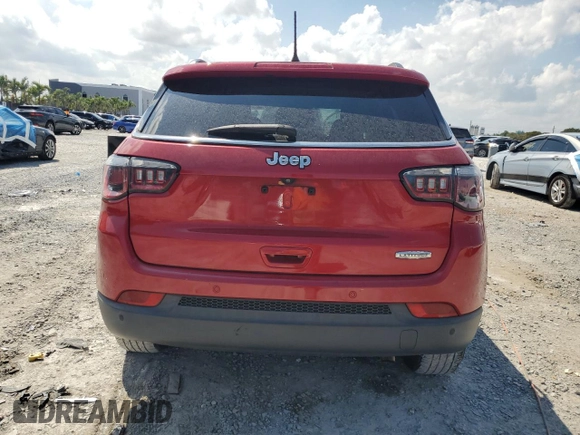 2019 Jeep Compass Latitude with VIN 3C4NJCBB0KT646602, listed as a Copart auction lot 50365015 with 50,782 mi miles and Non Repairable. Bid and sale history available at DreamBid. Image 6.
